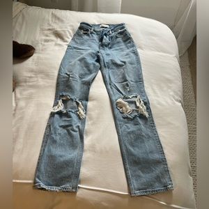 Abercrombie & Fitch 90s Straight high rise jeans